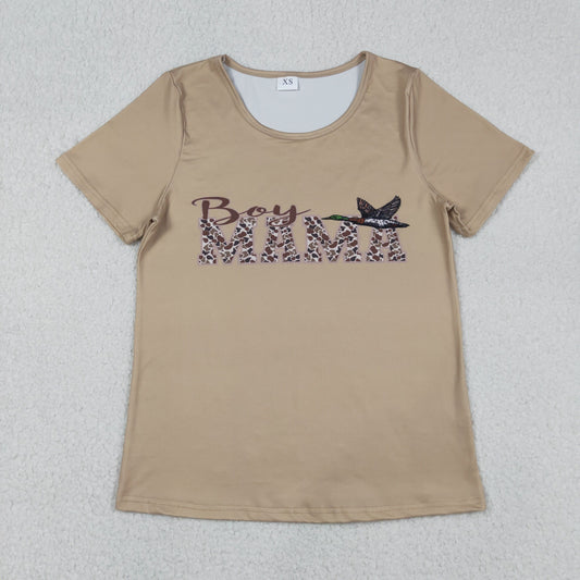 GT1512 Mama Boy Mallard Duck Camo Short Sleeve Boys Top
