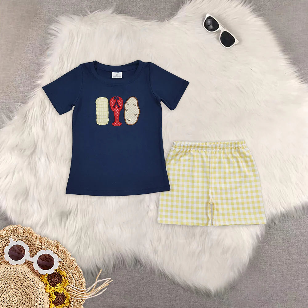 Embroidery crayfish RTS Sibling Clothes