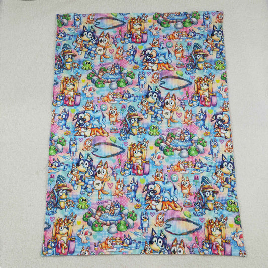 BL0192 cartoon dog baby blanket
