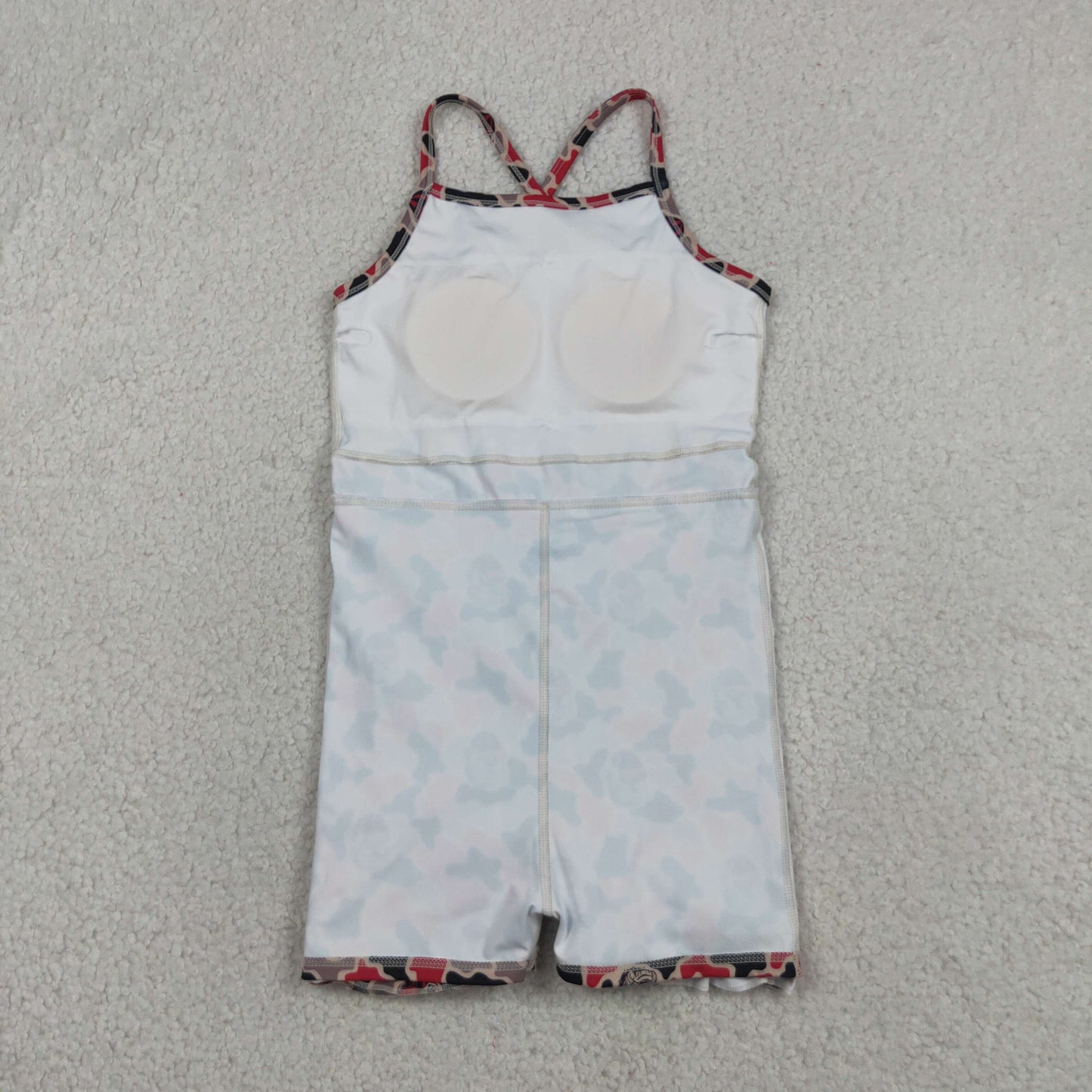 GSD3593 Yoga Team Camo Sleeveless Skorts Girls Dress