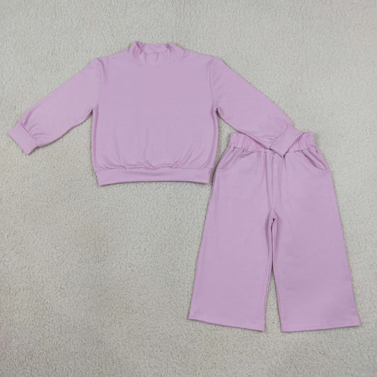 GLP3470 Purple Long Sleeve Pants Girls Set