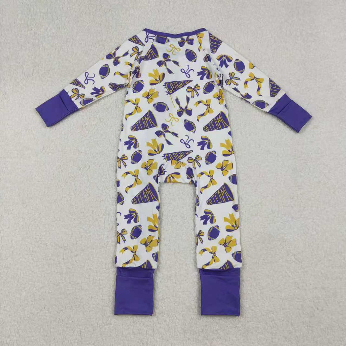 cheer go team romper RTS sibling clothes