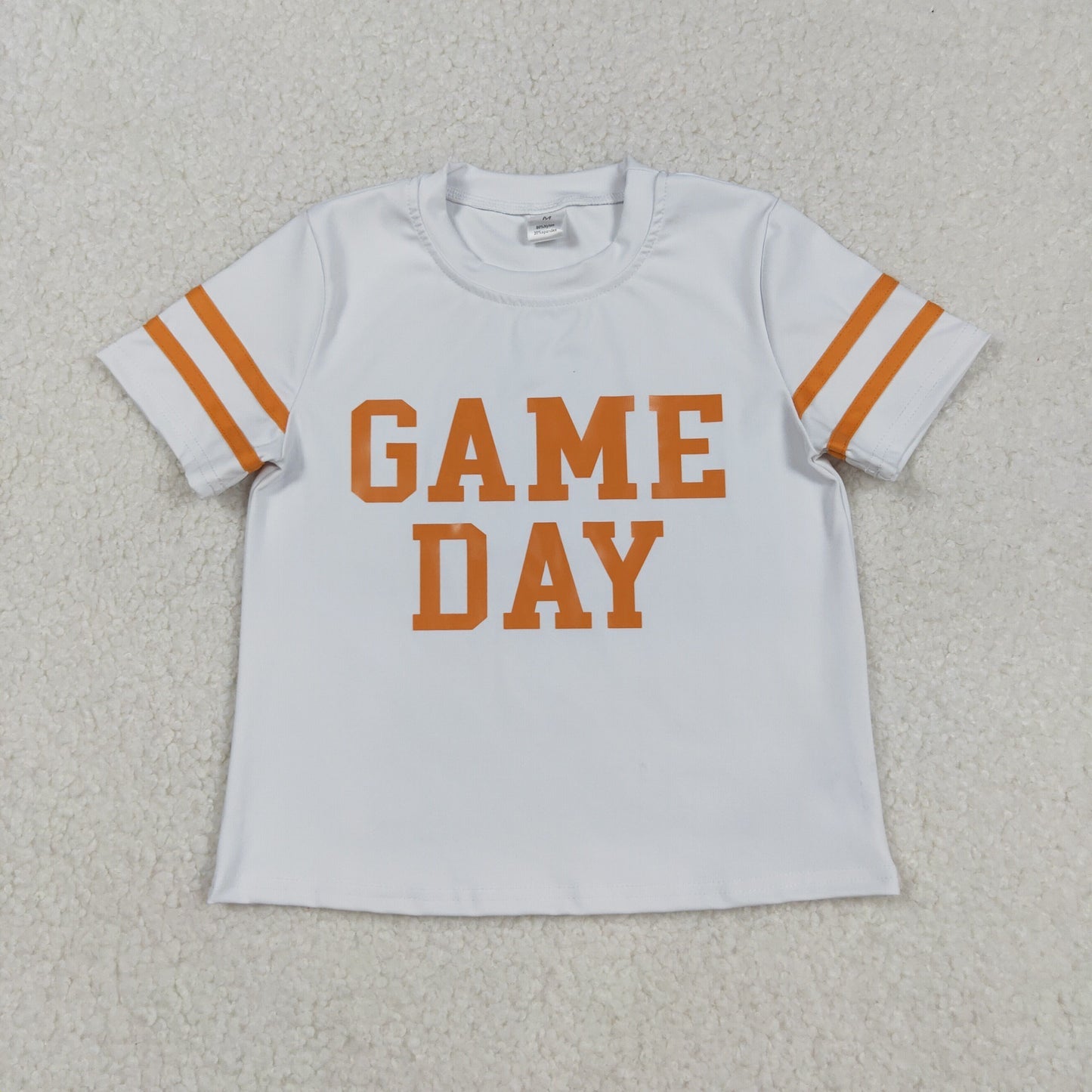 yoga screen print game day top RTS Sibling Clothes