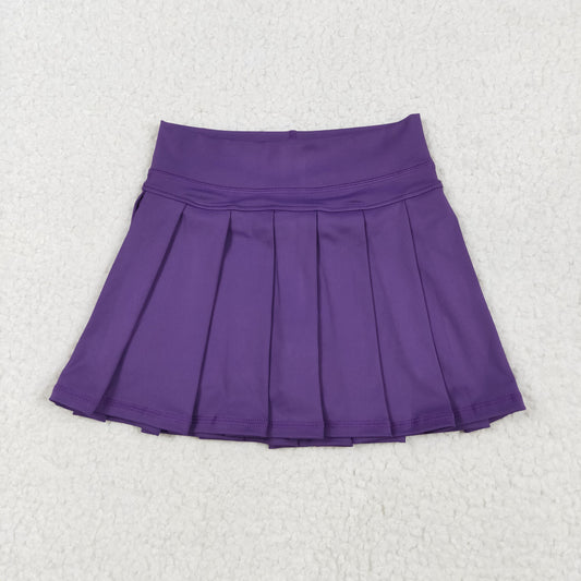 yoga GLK0086 purple skirt with shorts girls skirt