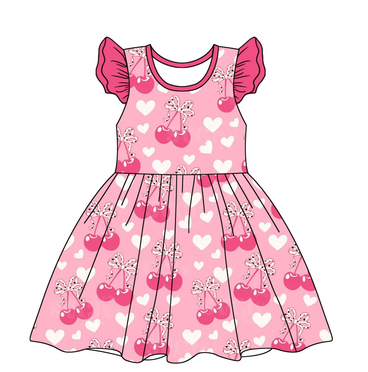 Custom Moq 3 Pink Berry Heart Sibling Clothes