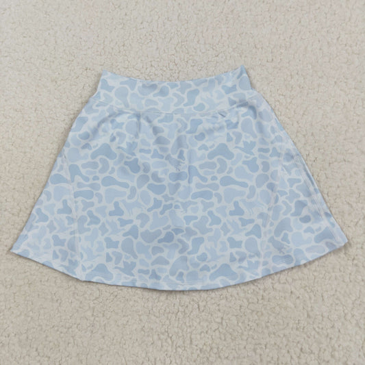 GLK0129 yoga hunting camo girls skirt skorts