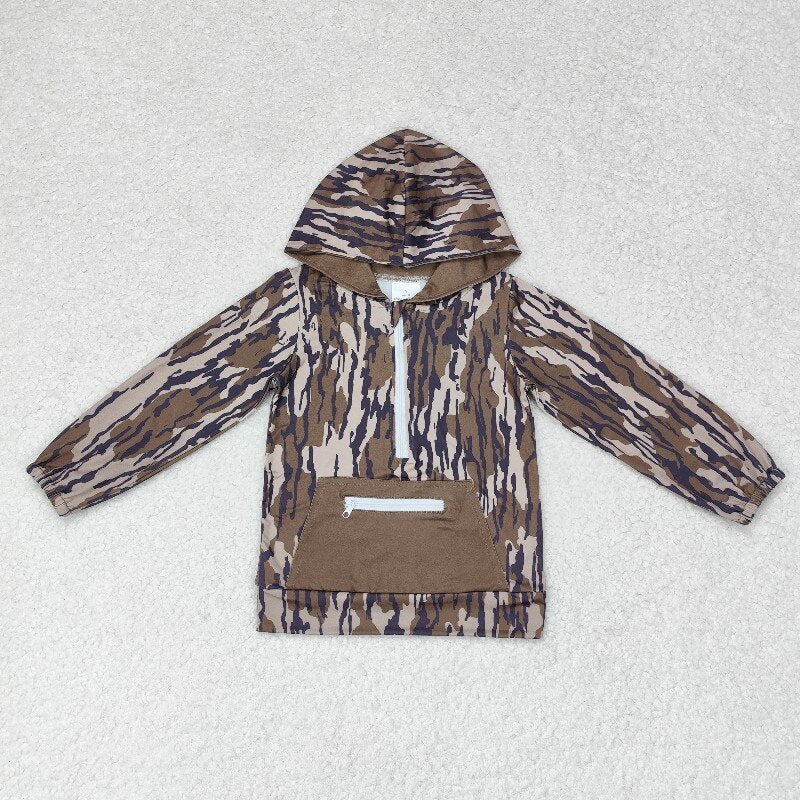 dark green camo hoodie sibling clothes RTS