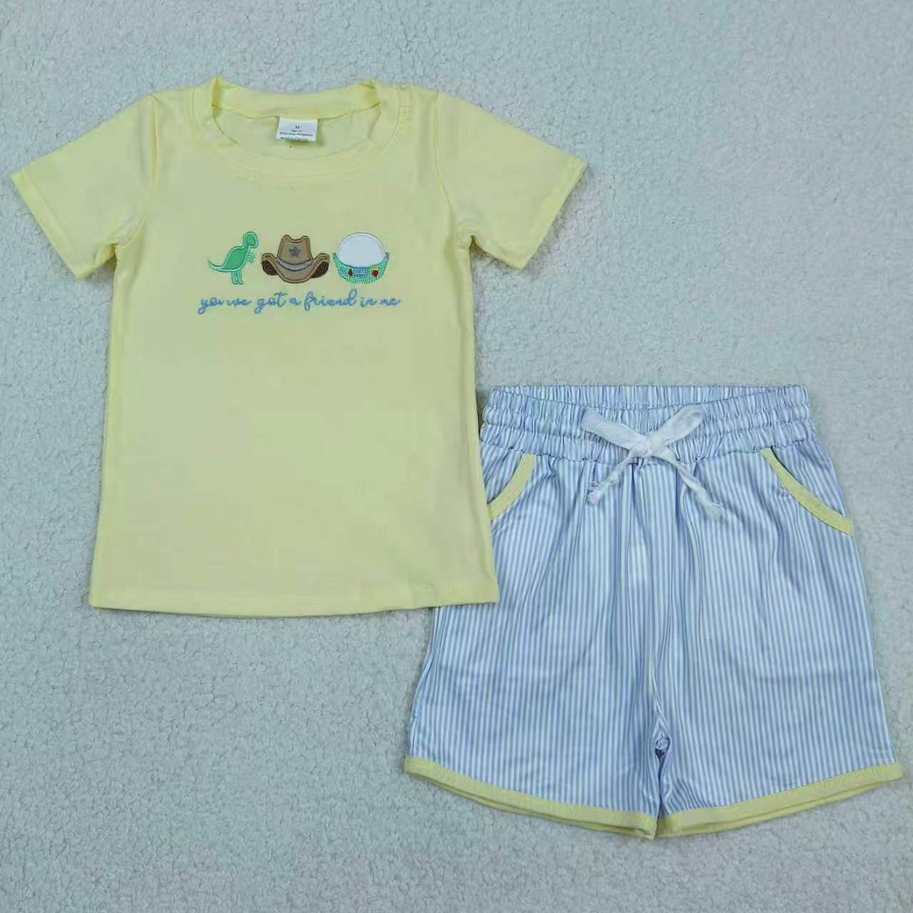 Embroidery Cartoon Toy RTS Sibling Clothes
