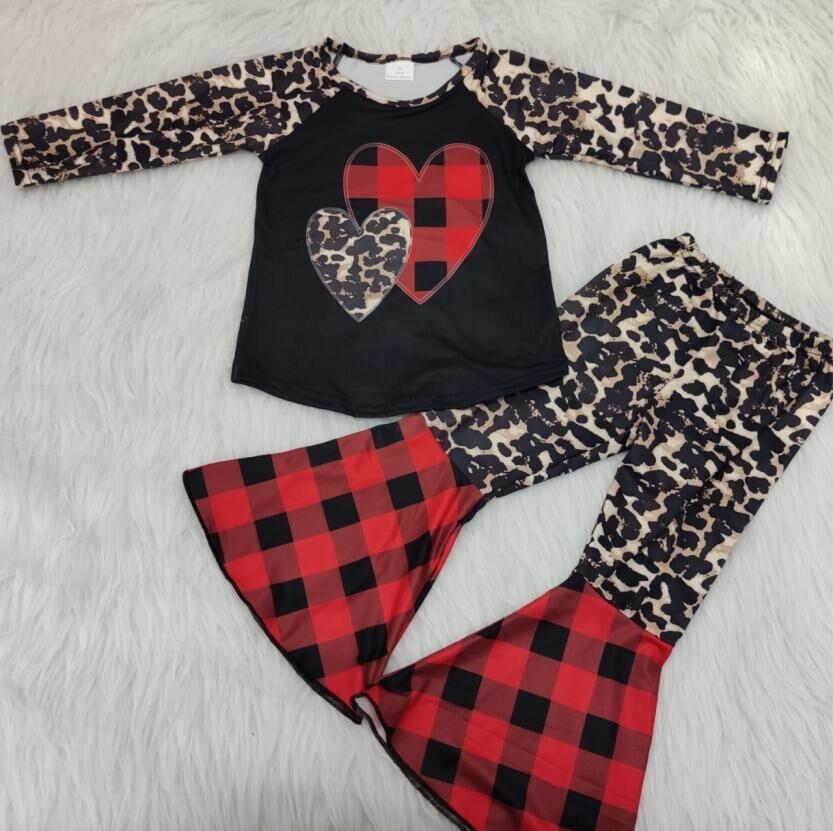 Valentines Leopard Print Kids Sets