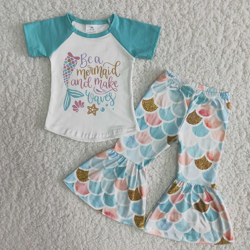 Be A Mermaid Adorable Baby Girls Outfits