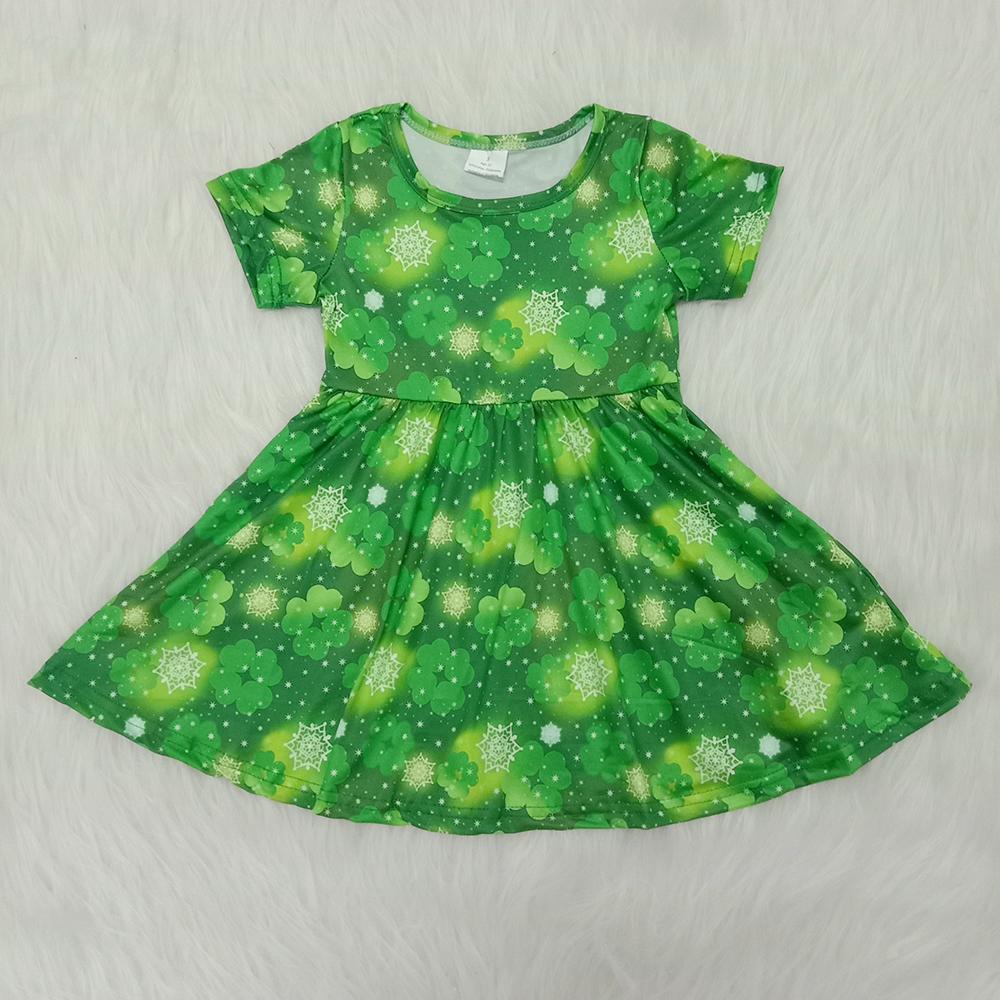 Clover St. Patrick Green Girls Dress