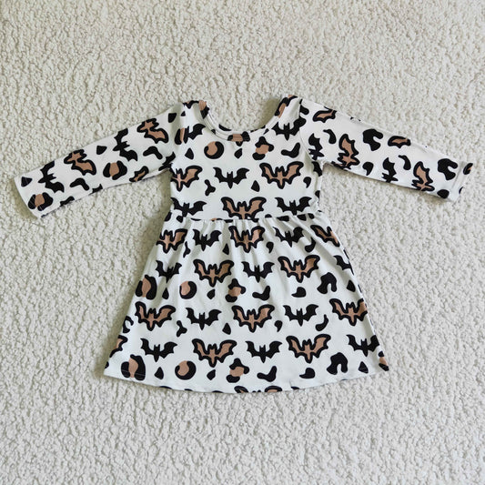 GLD0051 Halloween Bat Girls Dress