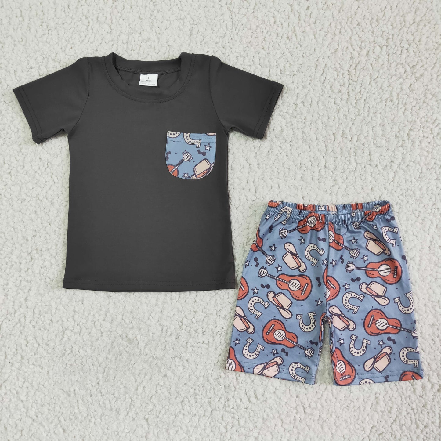 BSSO0075 Guitar Boys Summer Outfits