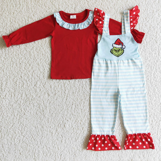 GLP0192 Christmas Green Overalls