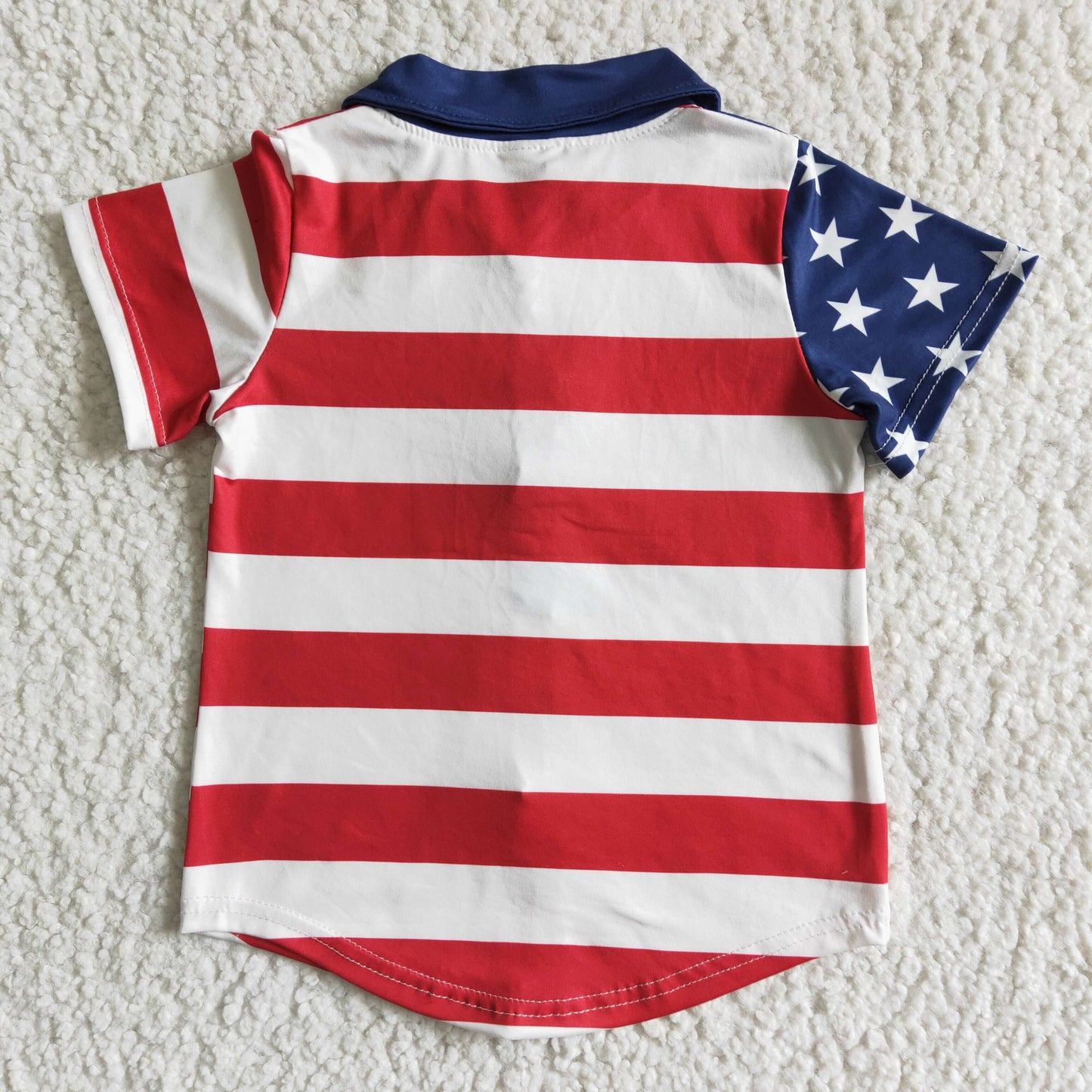 B17-19 4th Of July Boys Shirts