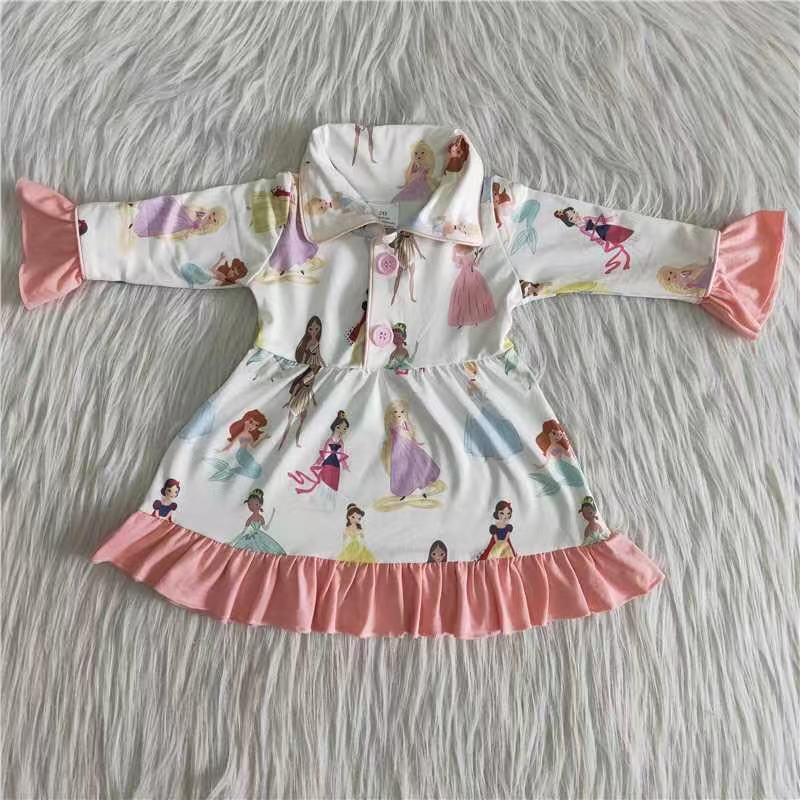 Pink Adorable Baby Girls Princess 0-16T Gown