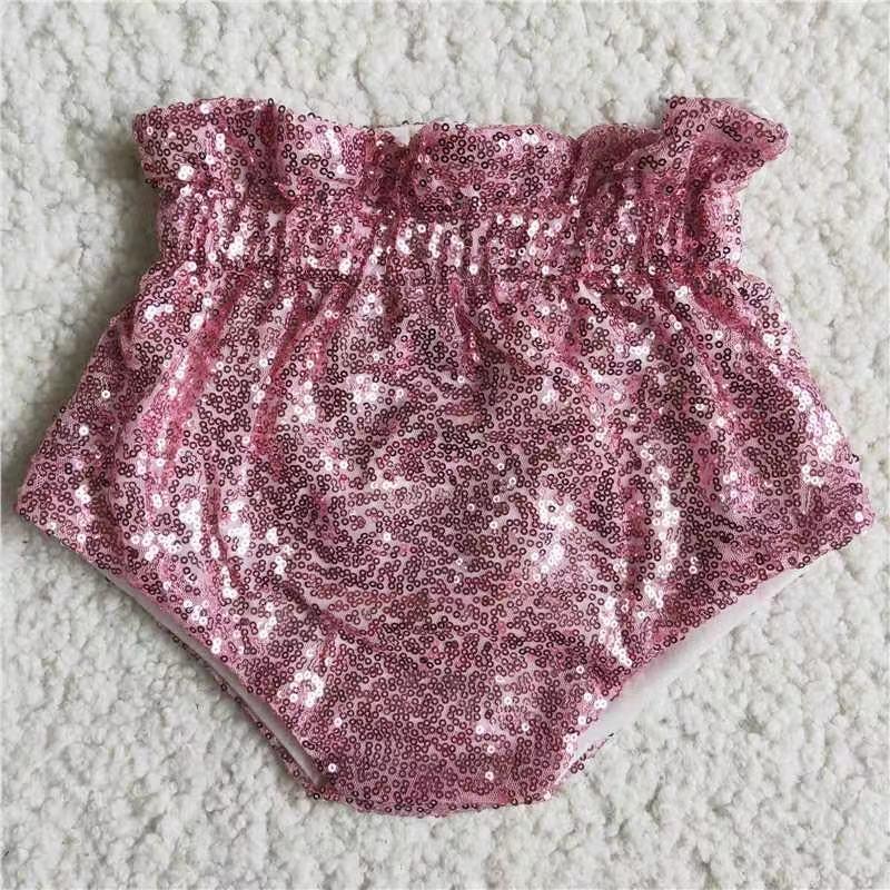 Hot Pink Sequin Fabric Bummies