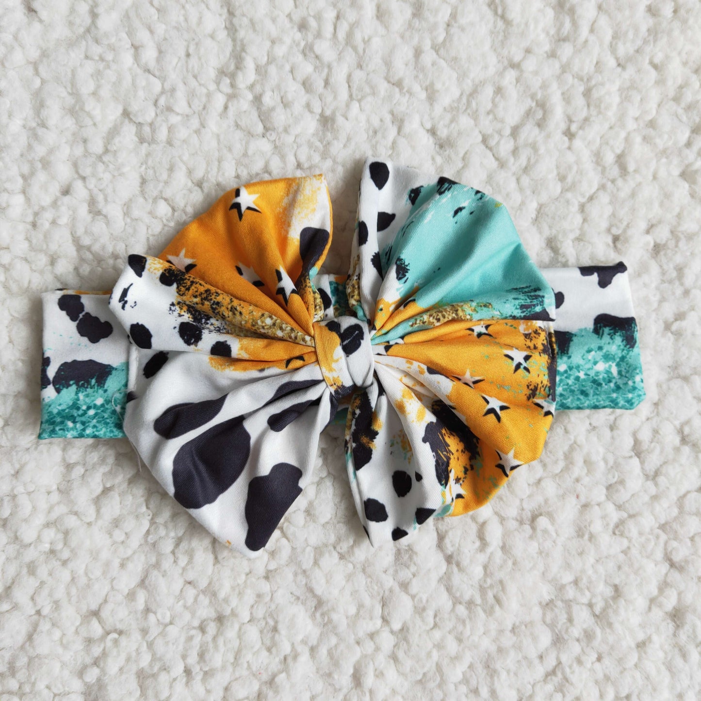 Heifer Print Bow