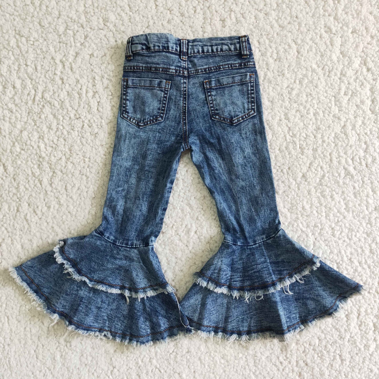 Best Sale 2 Ruffles Fashion Denim Jeans