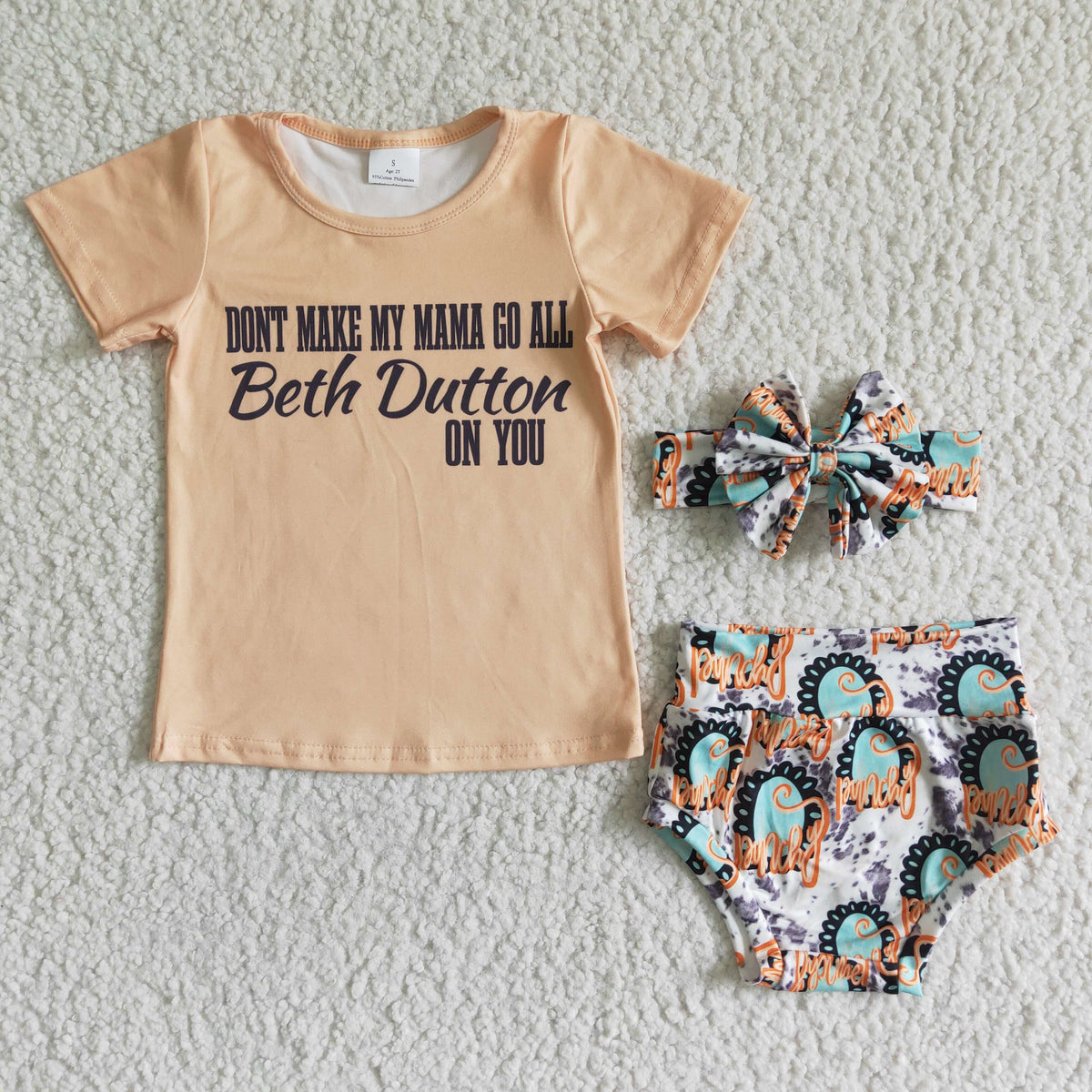GBO0006 Dont Make My Mama Go All  On You Bummies Set