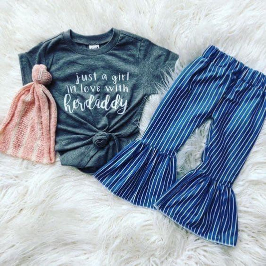 Just A Girl In Love With Her Daddy Casual Tunic Set
