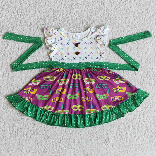 Mardi Gras Twirl Dress