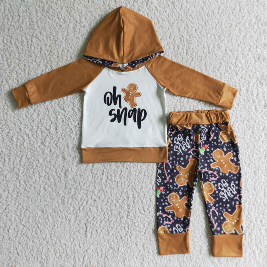 BLP0075 Christmas Oh Boys Hoodie Set