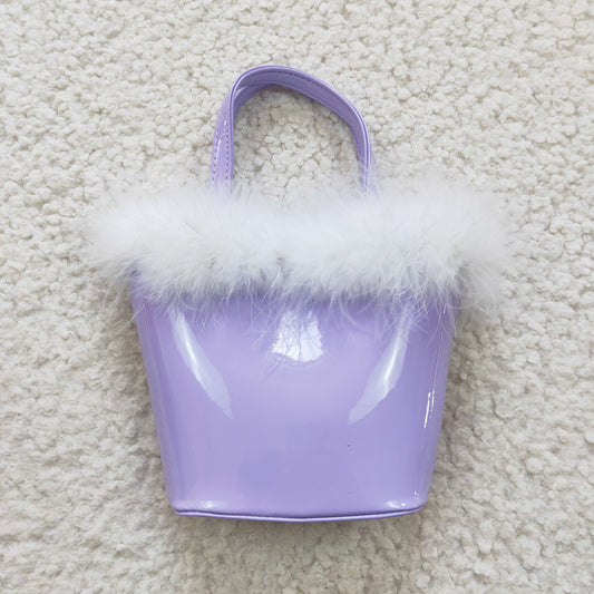 BA0032 Purple Leather Bag