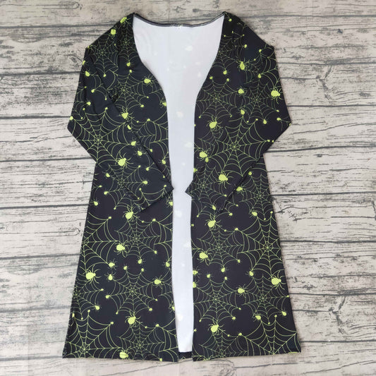 GT0047 Halloween Spider Web Adult Cardigan