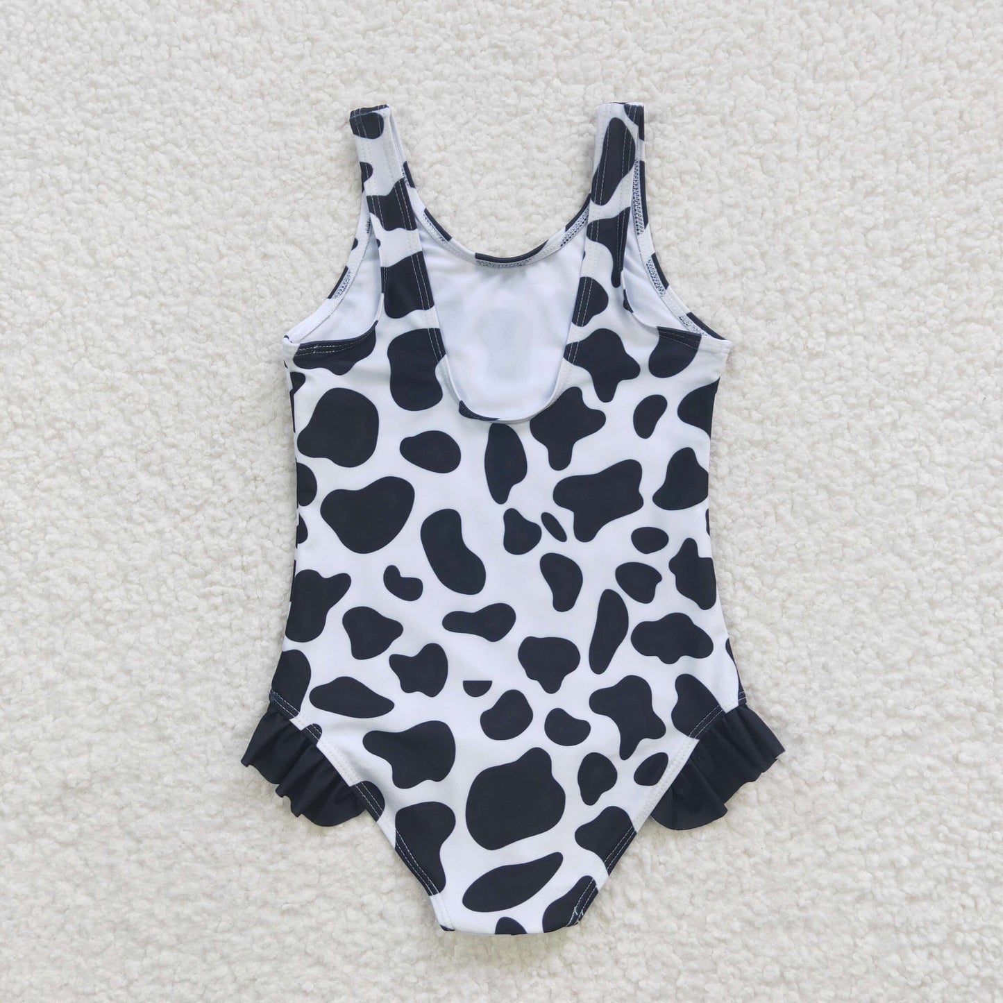 S0051 Summer Cow Print Girls Bathing Suits Swimsuits