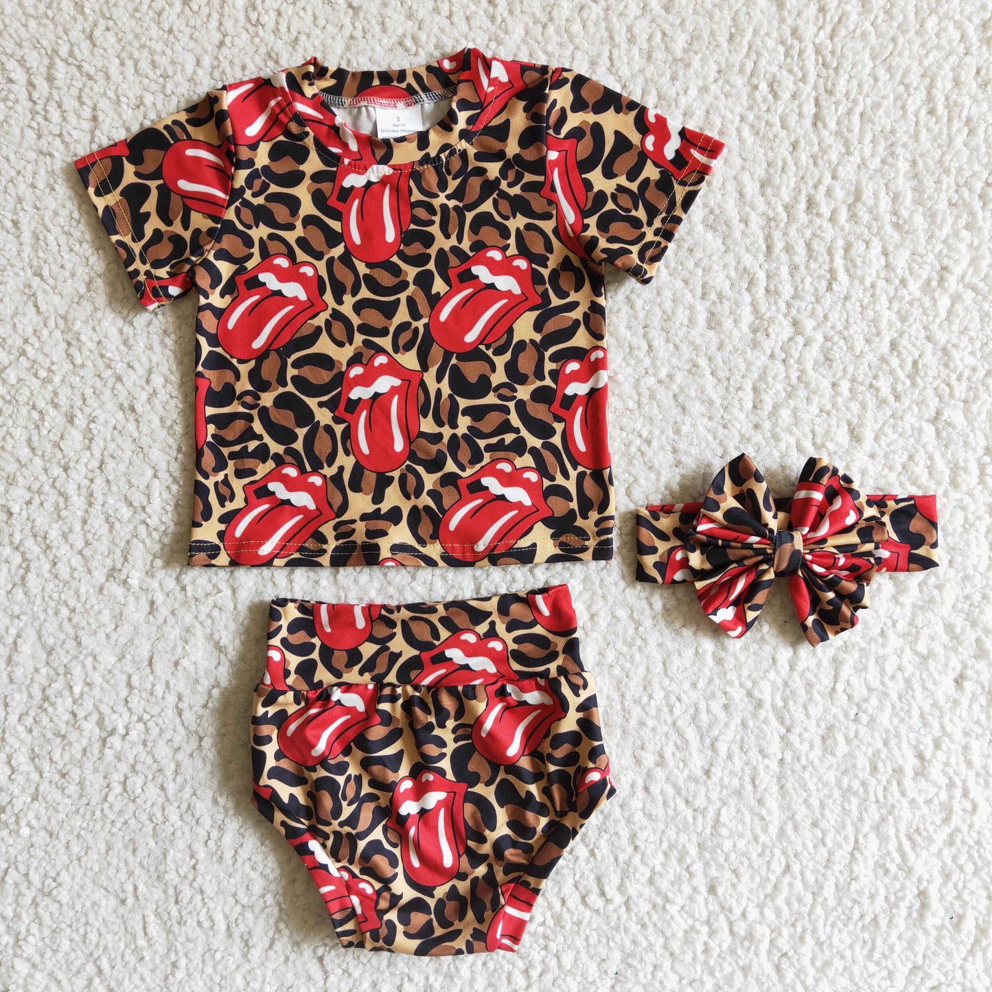 GBO0016 Leopard Print Cool Bummies Set
