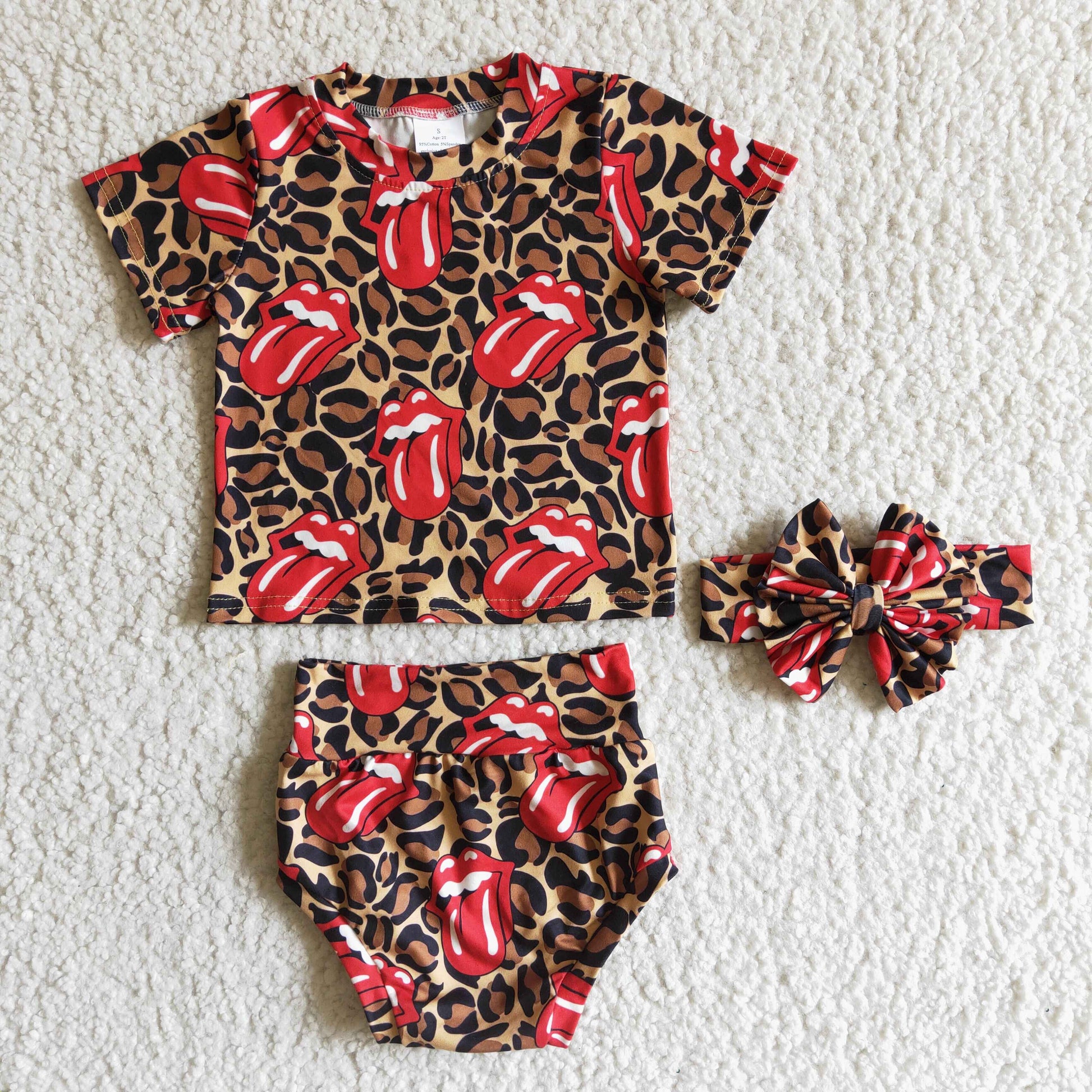GBO0016 Leopard Print Cool Bummies Set