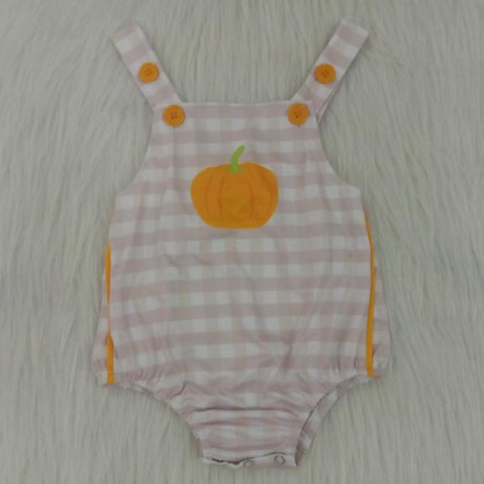 Fall Newborn Cute Kids Wear Pumpkin Romper