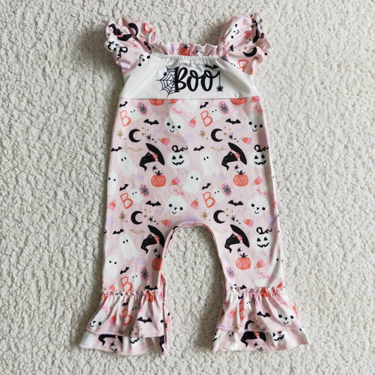 SR0091 Boo Halloween Romper