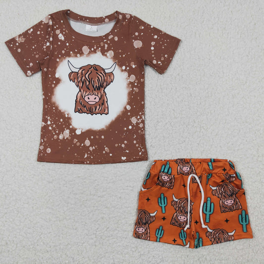 BSSO0199 Brown Heifer Western Boys Summer Set