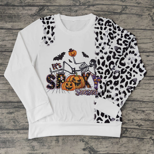 BT0064 Adult Leopard Print Spooky Top