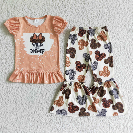 GSPO0080 Cartoon Wild Baby Girls Outfits