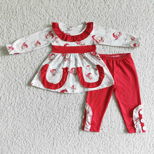 GLP0050 Christmas Pockets Baby Kids Outfits