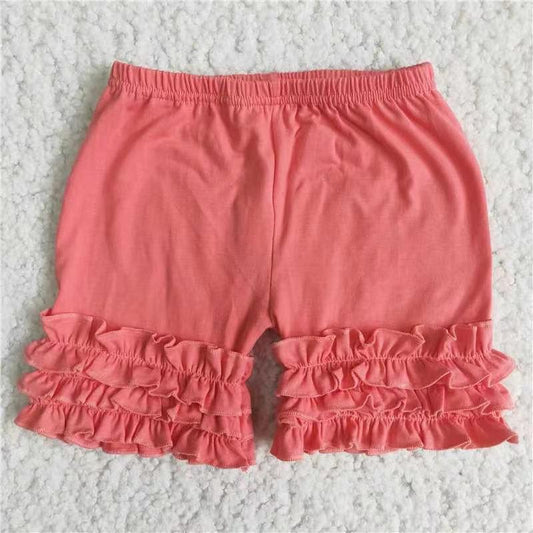 Summer Adorable Ruffles High Quality Girls Shorts