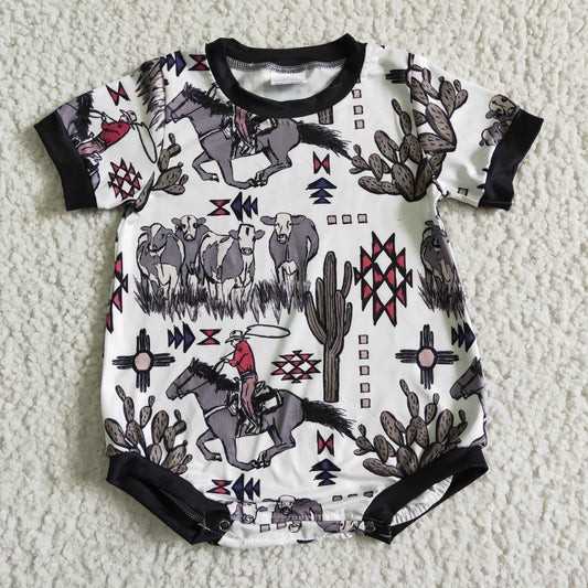 USA SHOP SR0013 Western Rodeo Baby Rompe