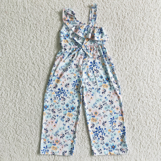 SR0007 Fashion Floral Jumpsuits
