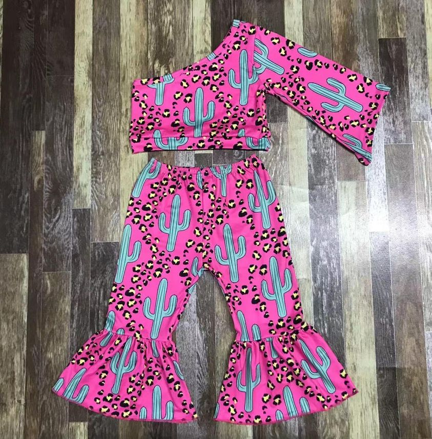 GLP0413 Hot Pink Cactus Leopard Print Outfits