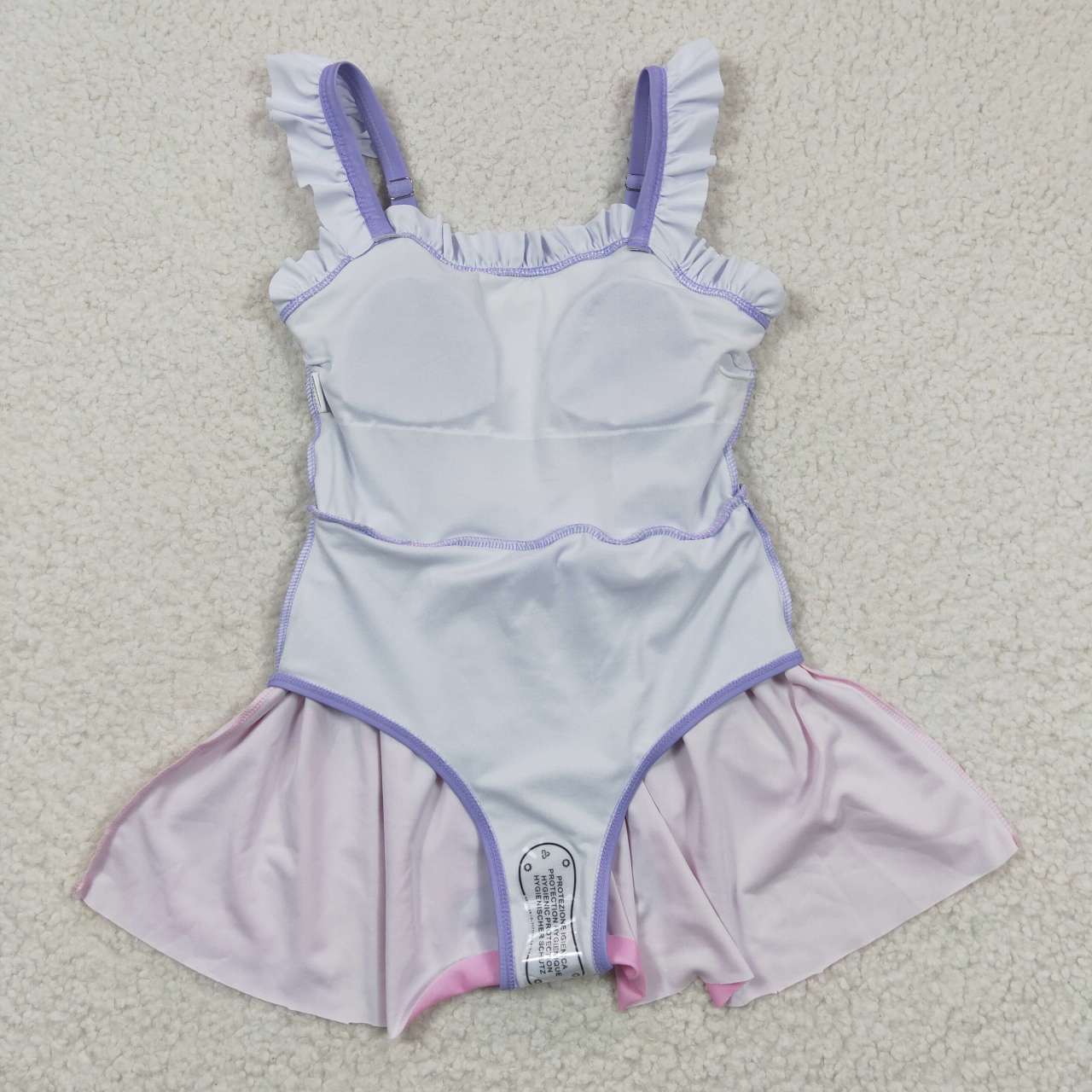 S0133 Purple & Pink Princess Bathing Suits Swimsuits