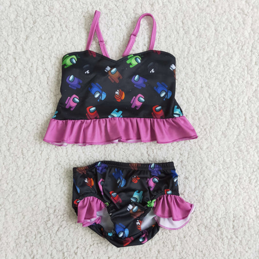 B1-15 Cartoon Game Us Bathing Suits Swimsuits