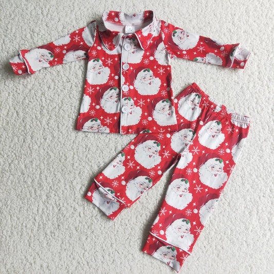 Santa Christmas Fashion Boys Winter Adorable Pajamas