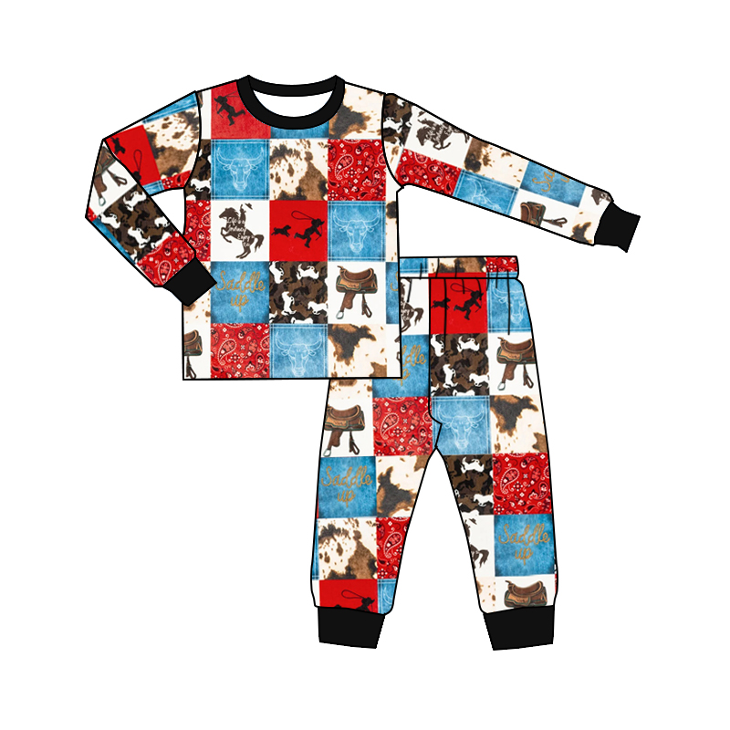 BLP0136  Cowboy Boys Pajamas