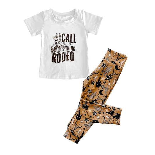 BSPO0098 And They Call The Thing Rodeo Western Kids Outfits( pre order )