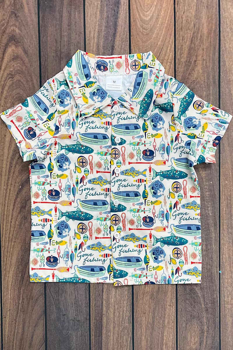 BT0010 Fishing Boys Shirts