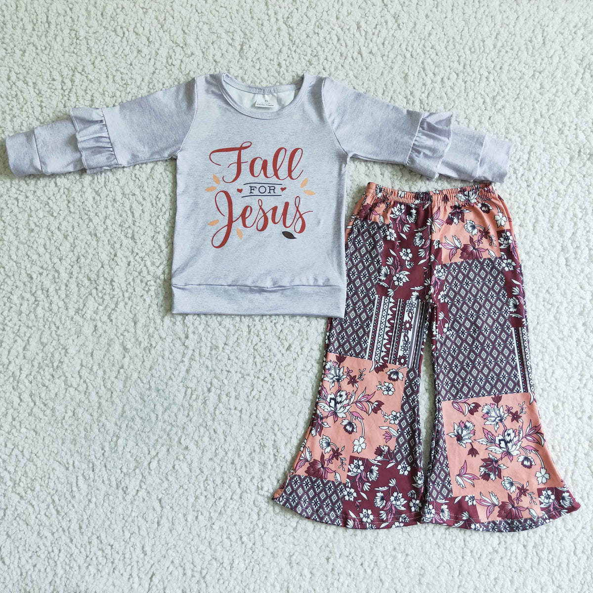 GSPO0126 Fall For Jesus Baby Girls Outfits
