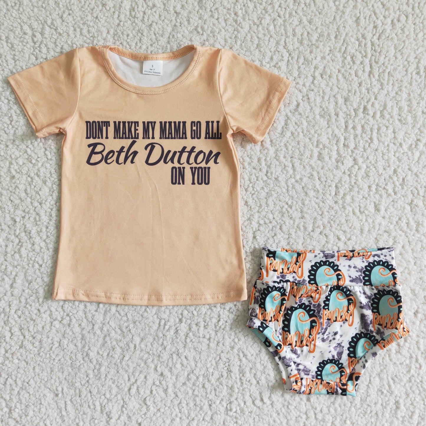 GBO0006 Dont Make My Mama Go All  On You Bummies Set